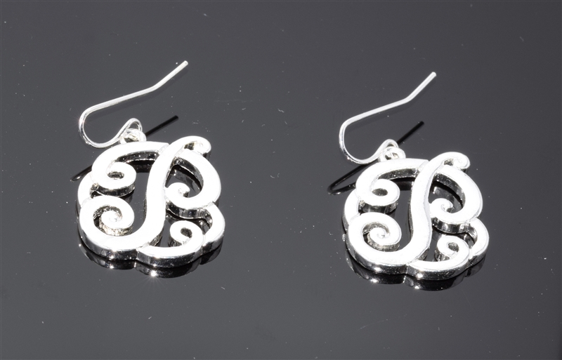 OE1548S P MONOGRAM EARRINGS