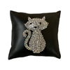 P1239S RHINESTONE CAT PIN BROOCH