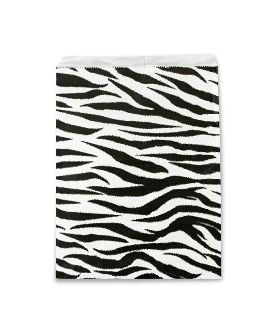 PB007 MEDIUM ZEBRA PRINT BAGS 6' x 9'