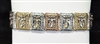 QB-5285 CROSS RHINESTONE STRETCH BRACELET