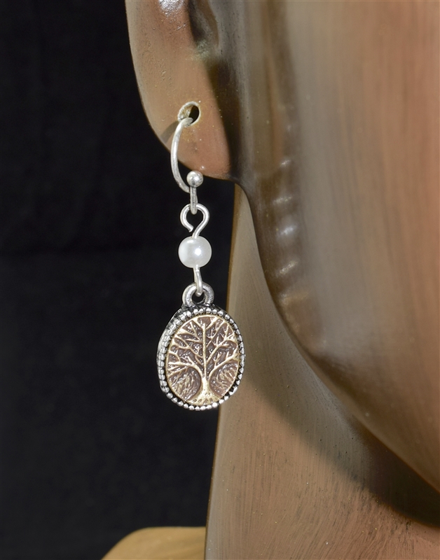 QE-3056 TREE OF LIFE EARRINGS