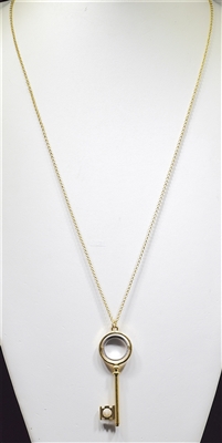 QN387 CIRCLE KEY NECKLACE