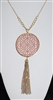 QN3958 CHAIN TASSEL NECKLACE