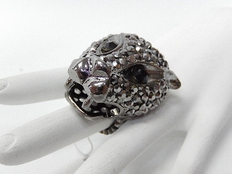 RJ9870 JAGUAR HEAD STRETCH RING