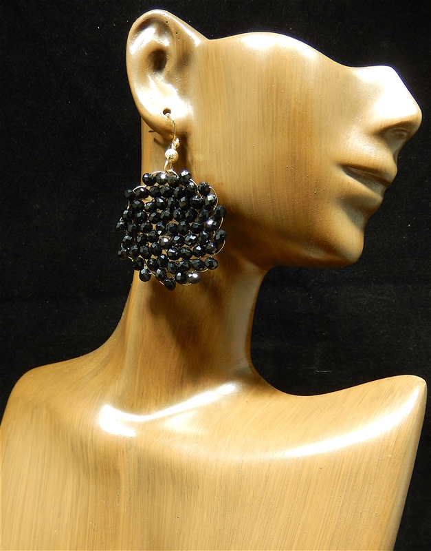 VDE124WG BEADED EARRINGS