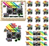 Awesome 80's RETRO THEME 80's Party Edible Cake Topper Image Frosting Sheet - All Sizes!