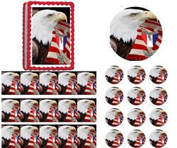 Eagle Scout Court of Honor Ceremony Flag  Edible Cake Topper Frosting Sheet - All Sizes!