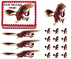 Eagle Scout Court of Honor Ceremony Eagle Fly Edible Cake Topper Frosting Sheet - All Sizes!