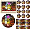 FIVE NIGHTS AT FREDDY'S Up Close Edible Cake Topper Image Frosting Sheet NEW