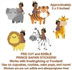 Little Prince Jungle Animals Edible Cake Stickers Edible Pre Cut Prince Stickers