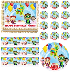 SUPER WHY Birthday Party Edible Cake Topper Frosting Sheet - All Sizes!