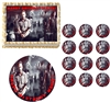 Walking Dead Zombies Cast Edible Cake Topper Frosting Sheet - All Sizes!