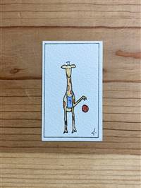 Active Basketball Giraffe