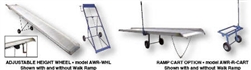 Aluminum Walk Ramp OPTIONS===>Wheel Option