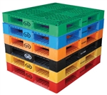 Plastic Pallets - 40"W x 48"L x 6"H