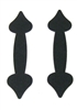 Decorative Garage Door Carriage House Handles-Magnetic