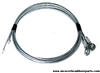 Garage door cables for 7' garage door with torsion spring system