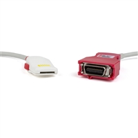 OEM Masimo SET 2060 Red PC-12 12FT/3.6M SpO2 Patient Extension Adapter Cable LNOP F-Tab to Red 20 Pin Connector