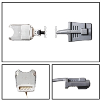 OEM Masimo SET 2507 M-LNCS DBI Adult Soft Shell Finger SpO2 Sensor M-LNCS 15 Pin Connector 3FT/1M Cable