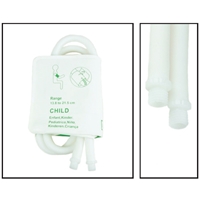NiBP Disposable Cuff Dual Hose Pediatric (13.8-21.5cm) - TPU (Box of 5)