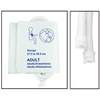 NBXX3383-NiBP Disposable Cuff Dual Tube Adult Long (27.5-36.5cm) - Soft Fiber (Box of 5)