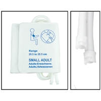 NBXX3385-NiBP Disposable Cuff Dual Tube Small Adult (20.5-28.5cm) - Soft Fiber (Box of 5)