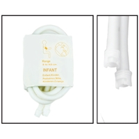NBXX3387-NiBP Disposable Cuff Dual Tube Infant (9-14.8cm) - Soft Fiber (Box of 5)