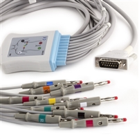 Philips 10 Lead Fixed Diagnostic ECG Cable - Banana