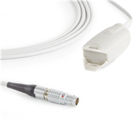 Criticare Adult Hard Shell Finger SpO2 Sensor Lemo 5 Pin Connector 10FT/3M Cable Criticare Compatible