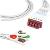 GE Marquette 5 Lead Dual ECG Leadwires - Snap (Chest)