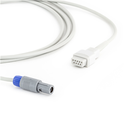 BCI SpO2 7FT/2.2M Patient Extension Adapter Cable Pin DB9 9 Pin to Redal 7 Pin Connector BCI Compatible