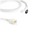 Nihon Kohden BluPRO Ear Clip SpO2 Sensor DB9 9 Pin Connector 7FT/2.2M Cable Nihon Kohden Compatible