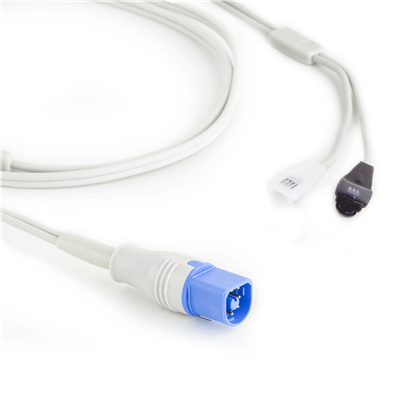 Philips Multi-Site Y SpO2 Sensor D Connect 8 Pin Connector 3FT/1M Cable M1193A Comparable