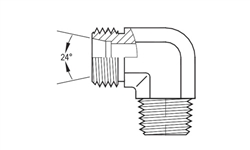 90&deg; Male NPT Elbow - SS