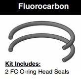 CB252HL005, HEAD SEAL KIT, 2-1/2" BORE, FLUOROCARBON (VITON)