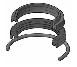 EA25S000S, ROD SEAL KIT, 2-1/2", URETHANE, APPLICATION: ATLAS SERIES "L".