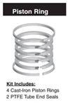 HSKN2-511-12, PISTON RING KIT, 6" BORE