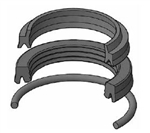 HV2-KR310-100, ROD SEAL KIT, 1" ROD, URETHANE / NITRILE