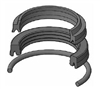 HV2-KR310-350, ROD SEAL KIT, 3-1/2" ROD, URETHANE / NITRILE