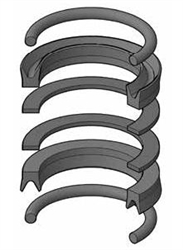 PH00LH025, PISTON KIT, 2-1/2" BORE, NITRILE, APPLICATION: ATLAS SERIES "H" (AFTER APRIL 2005)