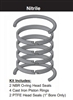 PR252H0001, PISTON RING KIT, 2-1/2" BORE, NITRILE