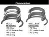 RK2AHL0055, ROD SEAL KIT, 1/2" ROD, FLUOROCARBON (VITON)