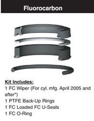 VH13SH000, ROD SEAL KIT, 1-3/8", FLUOROCARBON (VITON)