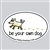 Be Your Own Dog Car Magnet. Sold Individual.