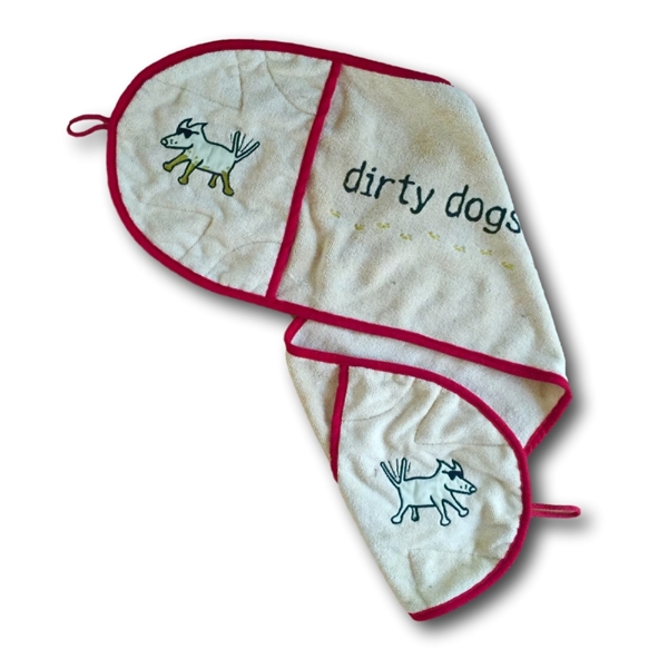 Towel for Dogs Fast Drying Microfiber Pockets