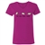 Eat Play Sleep Repeat Ladies V-Neck T Shirt. Fuchsia Pink.