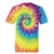 Grateful Dog Vintage T Shirt. Vintage Rainbow Spiral Tie-Dye.