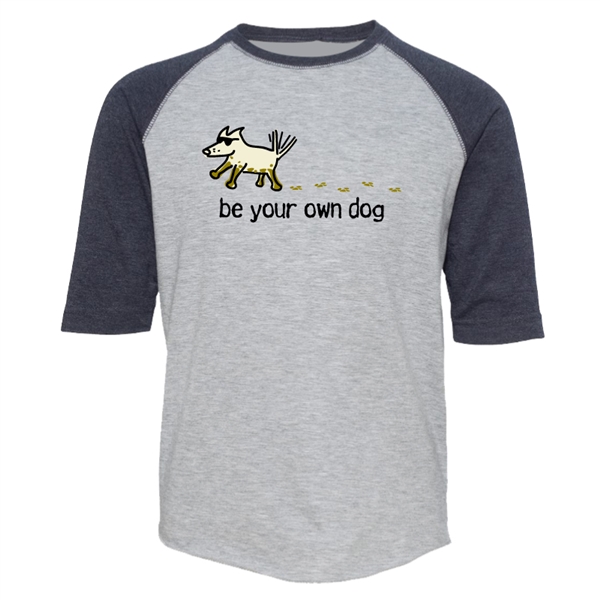 Be Your Own Dog Baseball Tee