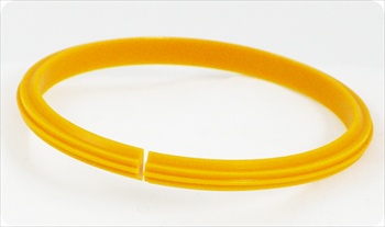 Nylon Creasing Rib 35mm to 40mm Yellow