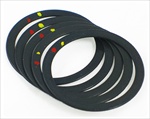 O-Ring Inserts Red Yellow Dot M-06